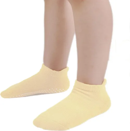 Vista 6 de EPEIUS Calcetines antideslizantes de algodón grueso con empuñaduras para niños y niñas, paquete de 612