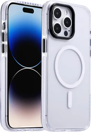 Vista 66 de Funda magnética para iPhone Air con protector de lente de cámara, protección grado militar de 10 pies, compatible con funda MagSafe Slim para iPhone