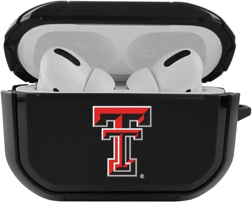 Vista 17 de Funda negra duradera para Apple AirPods Pro (1ª/2ª generación) con mosquetón - Alabama Crimson Tide