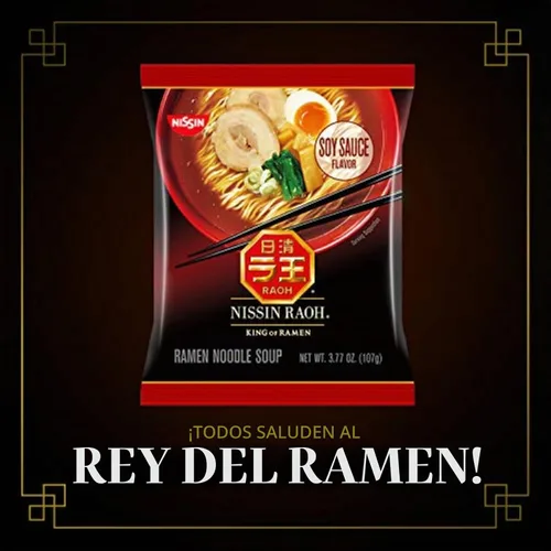 Vista 3 de Nissin RAOH - Sopa de fideos ramen, salsa de soja, 3.77 onzas (paquete de 6)