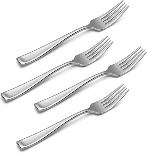 Vista 35 de Oneida Moda Champagne Satin 20-Piece Silverware Set for 4, Flatware