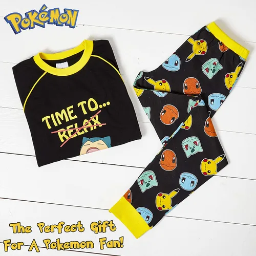 Vista 3 de Pokemon Pijamas para adolescentes, juego de pijamas Pikachu para niños, regalos