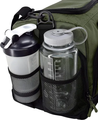 Vista 5 de Ultimate Gym Bag 2.0 La bolsa de lona duradera diseñada por Crowdsource con 10 compartimentos óptimos que incluyen bolsa resistente al agua