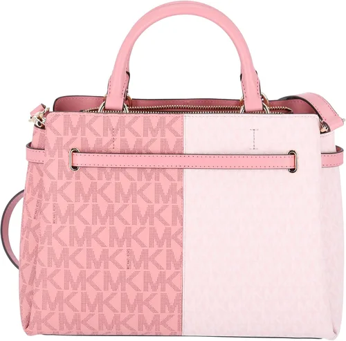 Vista 5 de Michael Kors Reed - Bolso bandolera convertible grande con bloques de color MK Signature