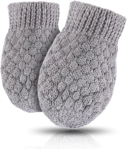 Vista 52 de Guantes de punto para bebés, niños y niñas, guantes de invierno para recién nacidos, guantes de 0 a 3 años