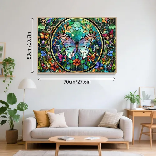 Vista 3 de Rompecabezas de Mariposas para Adultos de 1000 Piezas, Rompecabezas de Flores de 1000 Piezas, Rompecabezas Únicos Imposibles Difíciles Duros