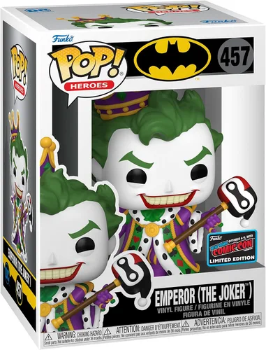 Vista 2 de DC Comics - Funko Pop! Emperor Joker NYCC 2022 Exclusivo de Estados Unidos #457 Vinilo 67034