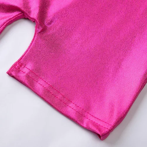 Vista 117 de HOZIY Leotardos de gimnasia para niñas, trajes de ciclismo con patrón adorable brillante