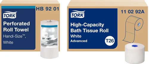 Vista 11 de Tork Rollo de papel higiénico de alta capacidad blanco T26, 36 x 1000