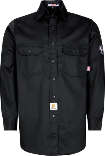 Vista 8 de BOCOMAL Camisas FR 6.25oz Camisas de soldadura ligeras resistentes al fuego Camiseta retardante de fuego para hombres