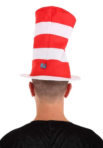 Vista 9 de Sombrero de Disfraz de Cat in the Hat para Adultos Multicolor