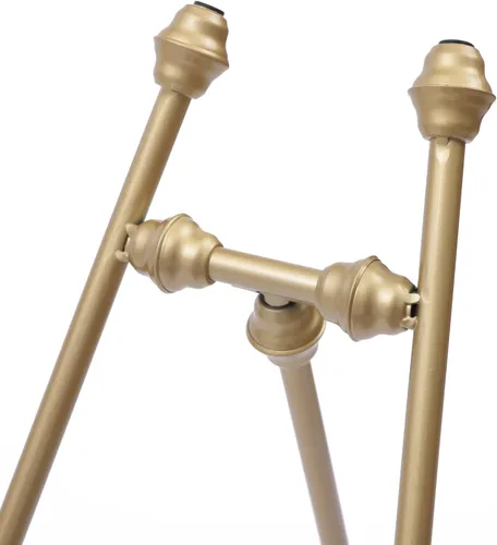 Vista 6 de 2 caballetes de 46 pulgadas de alto para exhibición, soporte de caballete portátil para exhibición decorativa, ángulo de visualización ajustable