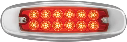 Vista 5 de GG Grand General 76440 Ámbar/ámbar Ultra Thin Spyder Am/Am 12 llevó la luz de la función dual con el borde SS