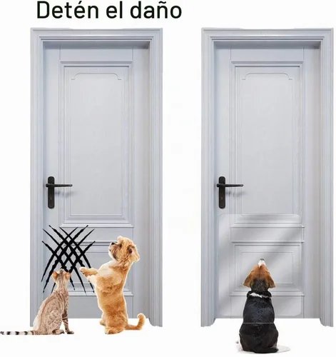 Vista 7 de In hand Protector transparente de arañazos para puerta de mascotas, protege tus muebles, cubierta flexible de lujo resistente