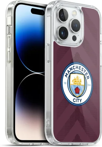 Vista 14 de Head Case Designs Funda de gel con licencia oficial del Manchester City Man City FC Away 2022/23 [protección de grado militar] compatible con Apple