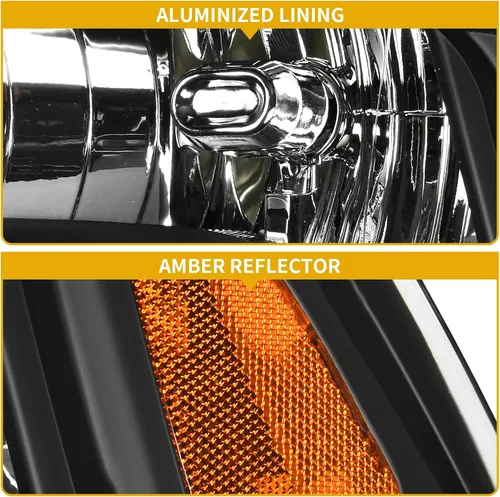 Vista 6 de DWVO: Juego de faros delanteros LED DRL Switchback compatible con Dodge Ram 1500 modelo 2009 a 2018/Dodge Ram 2500 3500 modelo 10 a 18/Ram 1500