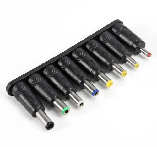 Vista 2 de AITRIP Cable de alimentación USB a CC de 5 V a 12 V, 8 conectores de enchufe intercambiables adaptadores para enrutador, mini ventilador y altavoz