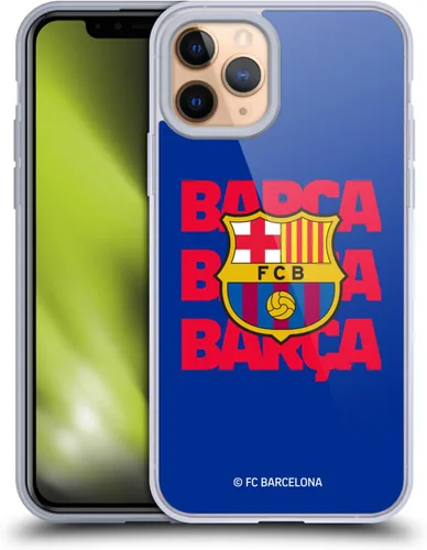 Vista 147 de Head Case Designs Funda de gel suave con licencia oficial del FC Barcelona Barca Crest Graphics [protección de grado militar] compatible con Apple