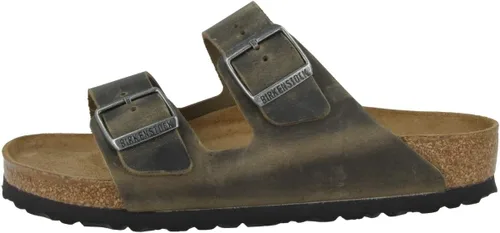 Vista 84 de Birkenstock Sandalias unisex Arizona con plantilla suave para adultos Lima activa