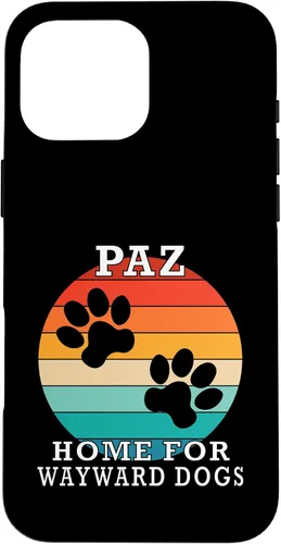 Vista 19 de Paz Home for Wayward Dogs Family Name Case for iPhone 16
