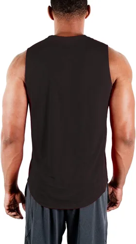 Vista 7 de DEVOPS - Paquete de 3 camisetas sin mangas para hombre, ajuste seco, para músculos, camiseta de entrenamiento
