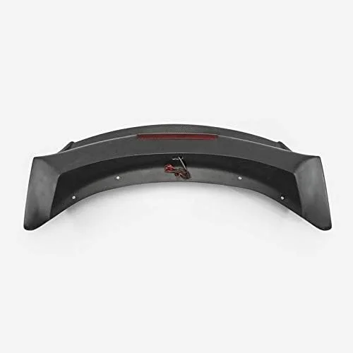Vista 7 de Para Nissan 370z Z34 09+ Porción en adelante Fibra de Carbono AM Estilo Ala Trasera (con Luz de Freno) Fibra de Vidrio Frp Sin Pintar Base Amuse