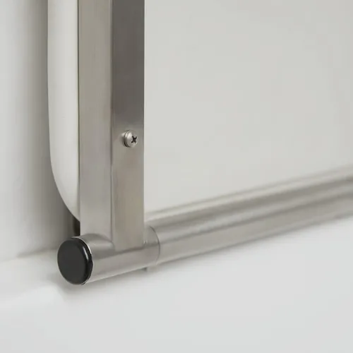 Vista 6 de Hermosa - Asiento de bañera acolchado plegable de 32 x 13.5 pulgadas, para montaje en pared, color blanco