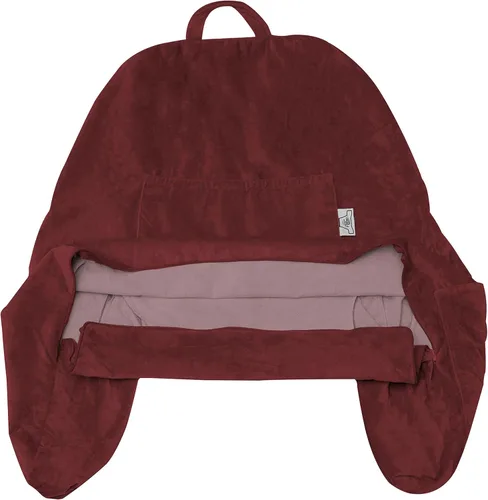 Vista 41 de Funda de almohada Husband Pillow solo para lectura - Funda para silla de lectura con generosos bolsillos traseros y laterales - Morado claro