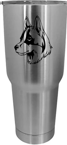 Vista 486 de Cairn Terrier - Vaso grabado con temática de perro, 30 onzas