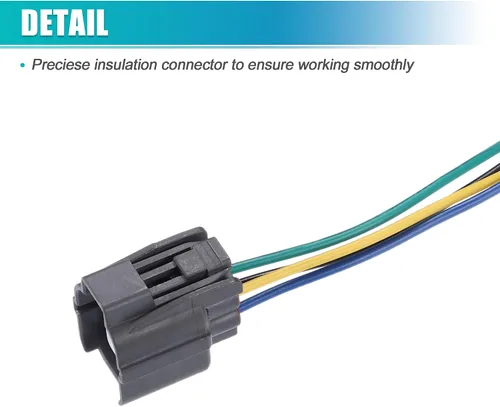 Vista 4 de uxcell Conector hembra No.36531PPA305/36531RAAA02/36531RAAA01 del sensor de oxígeno O2 para Honda CR-V 2002-2004 4pin