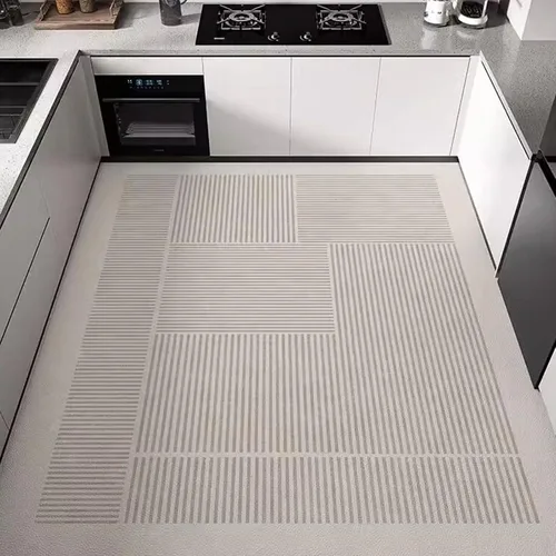 Vista 14 de Tapete de cocina, antideslizante, tapete de escritorio cómodo de pie, impermeable, antideslizante, alfombras de cocina absorbentes para cocina