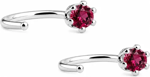 Vista 12 de Aretes de plata de ley para mujeres y niñas, hipoalergénicos para cartílago