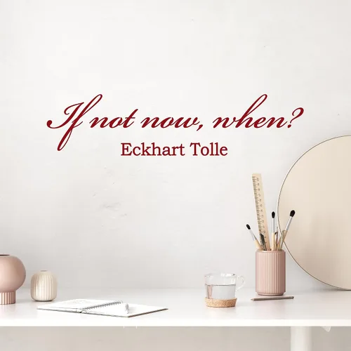 Vista 3 de Calcomanía de vinilo para pared, letras con texto en inglés "Peace If Not Now When Success 2021ig (22.5" X 5.5")
