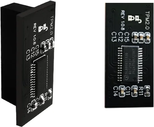 Vista 8 de Profesional TPM2.0 Módulo de seguridad LPC 14 Pin como tarjeta de placas base bastidor de roca para como roca TPM2-SLI-S-SPI plataforma pieza