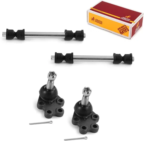 Vista 112 de Metrix Premium Chassis Parts - Juego de 4 piezas de articulación de rótula superior y barra estabilizadora delantera para Ford Ranger RWD 1998-2011