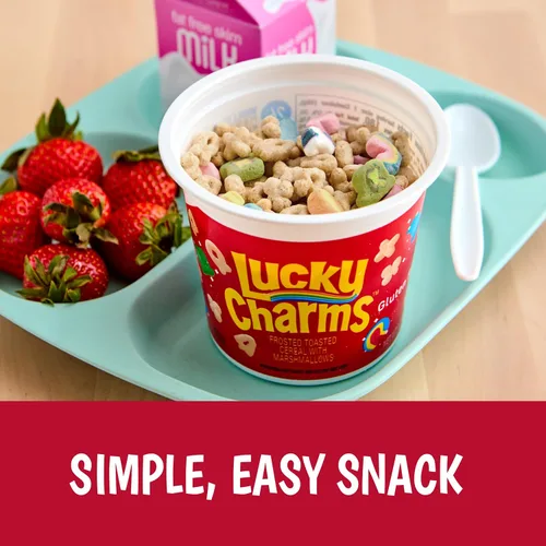 Vista 8 de Lucky Charms Cereales, tazas de servicio de alimentos de una sola porción, 60 unidades, caja de 7.5 libras