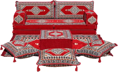 Vista 37 de arabicsofa Sofá de piso árabe Jalsa - Sofá tradicional hecho a mano para sala de estar