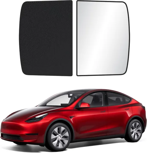 Vista 13 de EcoNour Parasol para parabrisas Tesla para el modelo 3/Y plegable UV