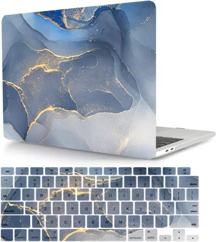 Vista 19 de Funda protectora compatible con MacBook Pro de 14 pulgadas 2021 M1 Pro/Max modelo A2442, carcasa rígida de plástico para laptop con cubierta