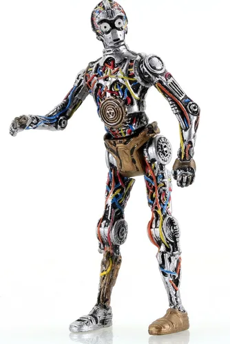 Vista 2 de Star Wars Phantom Menace Episodio I Basic 1999 C-3PO Figura de acción