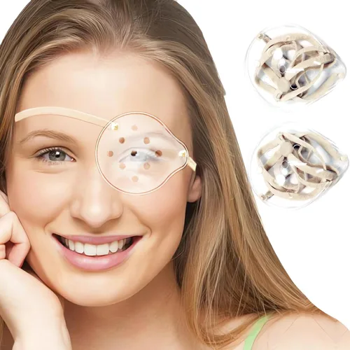 Vista 10 de AMZVIO - 2 protectores de ojos para después de cirugía de cataratas, parche transparente transpirable ventilado con correa ajustable, cubierta