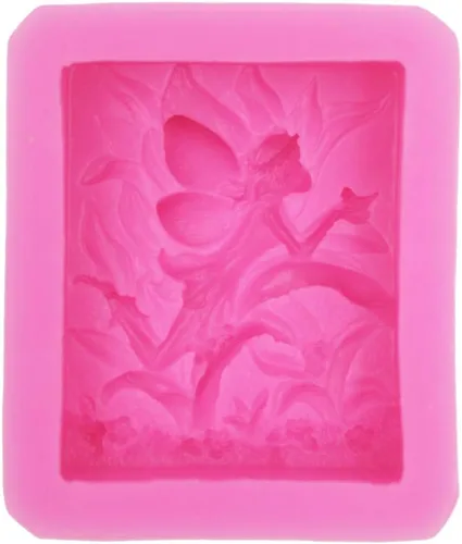 Vista 2 de S519 Angel con Bird Craft Silicona Jabón Molde 3D Hecho a Mano Artesanía