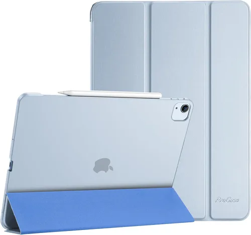 Vista 26 de ProCase Funda inteligente para iPad Pro de 12.9 2022/2021/2020/2018, carcasa rígida con soporte delgado para iPad Pro de 12.9 pulgadas, 6ª Celeste