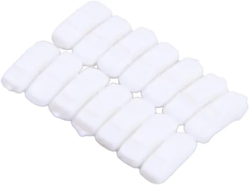 Vista 4 de Coche a escala 1:500 blanco liso para diseño de escena DIY (paquete de 100)