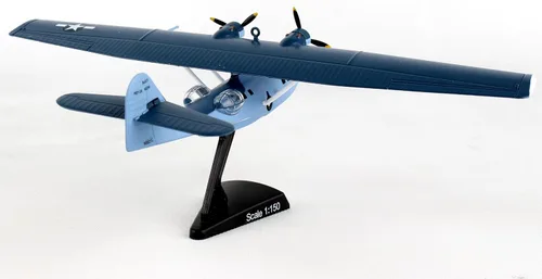 Vista 6 de Daron Sello postal comercial mundial USN Pby5 Catalina 1/150 modelo de avión