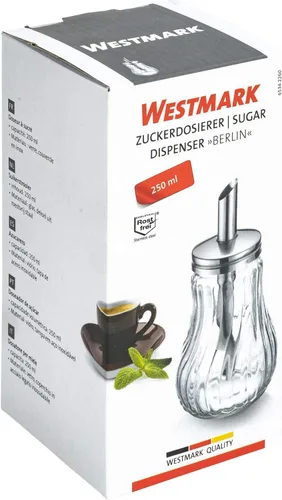 Vista 10 de Westmark Dispensador de Azúcar Berlín, 250 mL/8.5 oz de capacidad, Vidrio