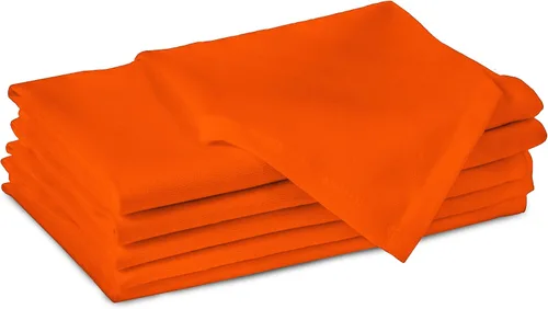 Vista 65 de Encasa XO Juego de 12 servilletas de tela de cóctel Servilletas de mesa de algodón puro Tamaño (9 x 9 pulgadas) B gris sólido Lavable a