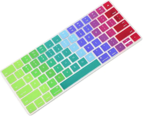 Vista 18 de Allinside Cubierta transparente para teclado Apple Magic (MLA22LL/A) con diseño de EE. UU