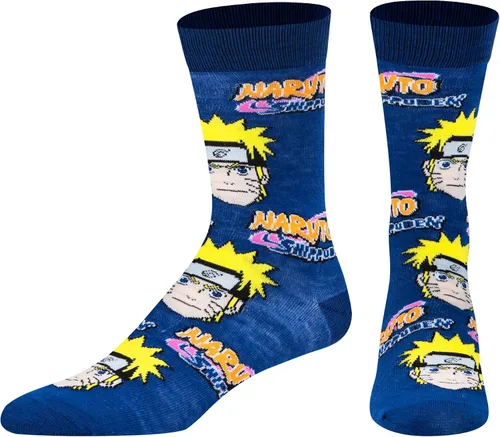 Vista 2 de Crazy Socks, Naruto Heads, animación japonesa, calcetines de regalo para hombre, Cabezas de Naruto