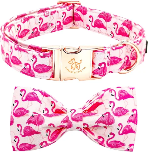Vista 18 de Elegant little tail Independence - Collar patriótico para mascotas con pajarita para mascotas del 4 de julio de algodón suave para mascotas